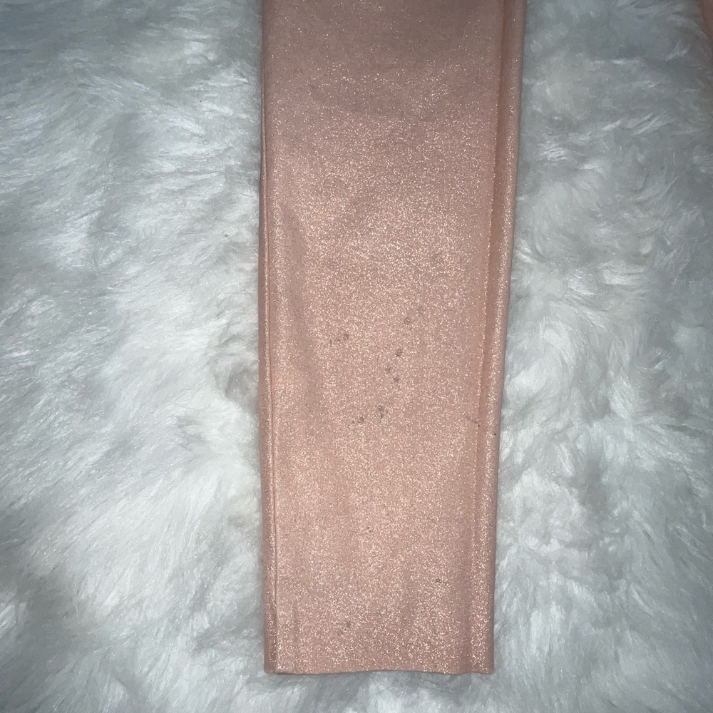 NEW YORK & CO. Rosé Shimmer Luxe Stretch Pants — Women’s Size 6 - Picture 3 of 7